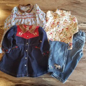 Western Cowgirl Set 2yrs  LeTop, Gymboree, Extreme